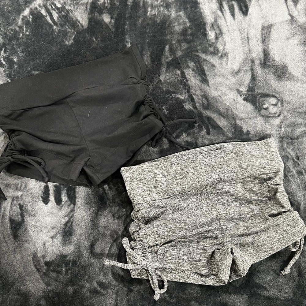 Black and Gray  Celestial Bodiez Shorts